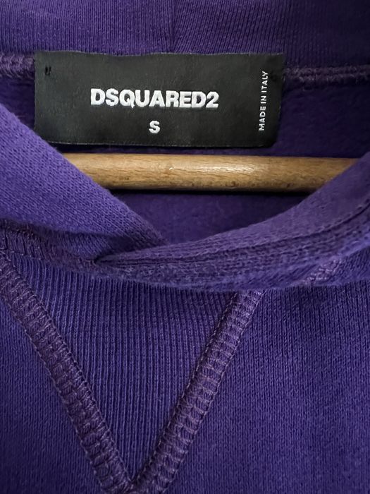 Dsquared2 Purple Hoodie with Icon Graphic