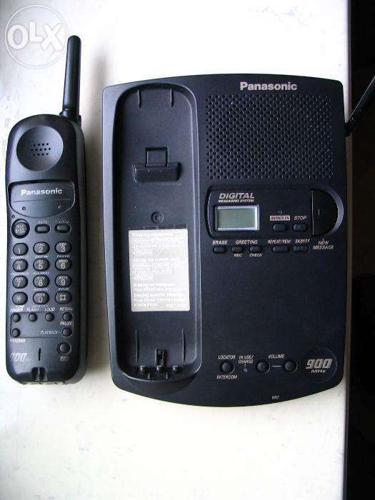 telefon bezprzewodowy panasonic dwie sluchawki DECT cyfral