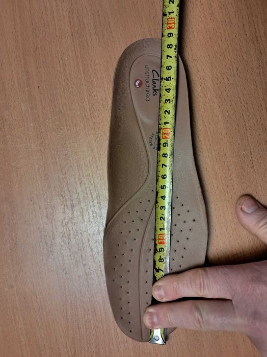 Оригинальные  туфли Clarks  размер 43