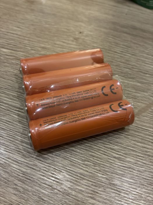Акумулятор 18650 3000mAh 4шт