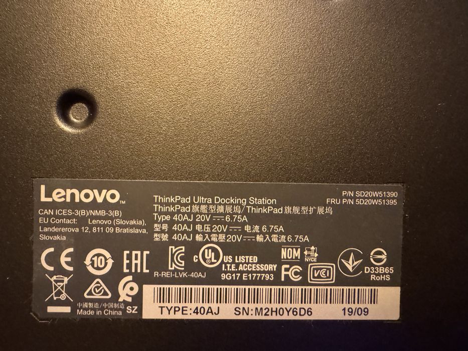 Lenovo ThinkPad T590 i7/16GB/512GB FHD + stacja + zasilacze