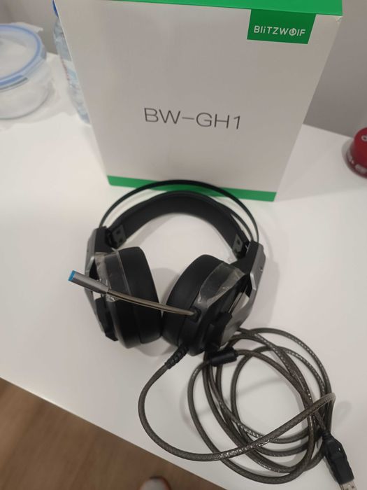 Headset Blitzwolf Bw-Gh1 Rgb Gaming Headphones