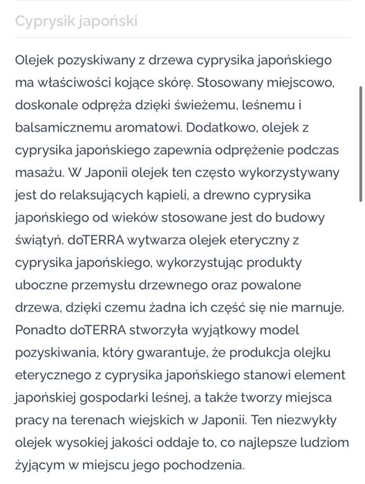 Nowy olejek eteryczny Amavi Touch Dōterra limitowany