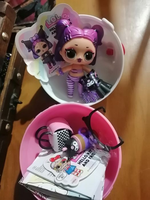 Boneca lol hello kitty