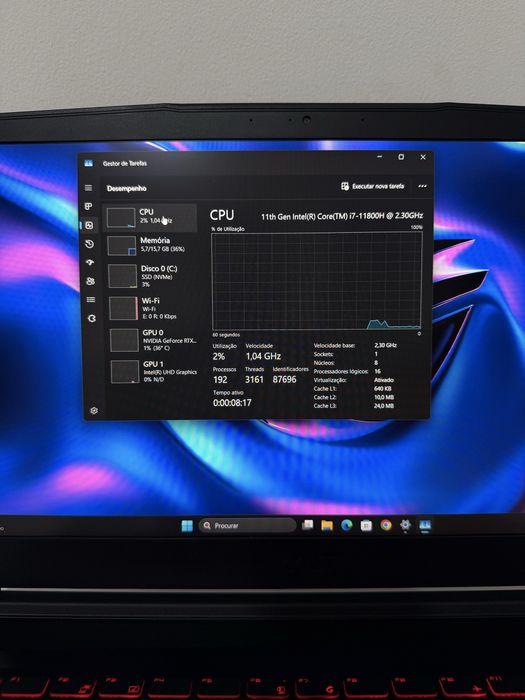 Portátil Gaming MSI GF65 Thin - RTX 3050 (Pagamento 3x Klarna)