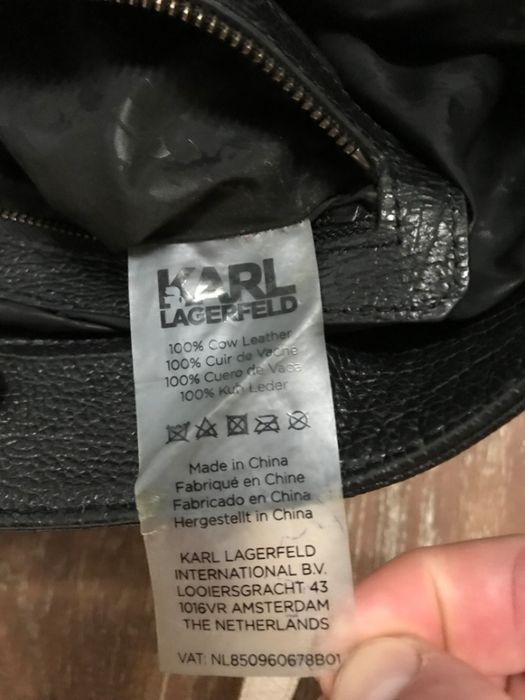 Женская кожаная сумка Karl Lagerfeld