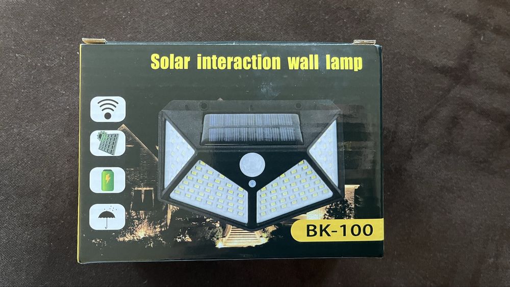 Lampa solarna sewnętrzna