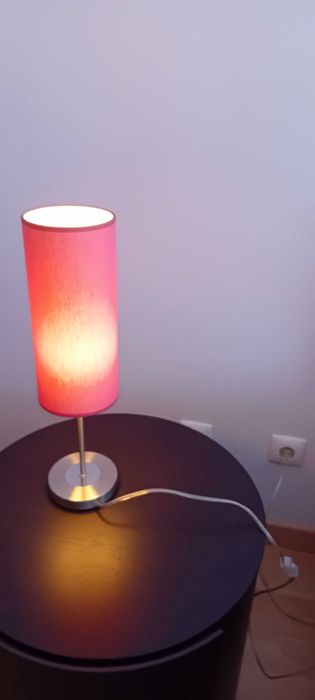 Candeeiro de moderno abajur rosa