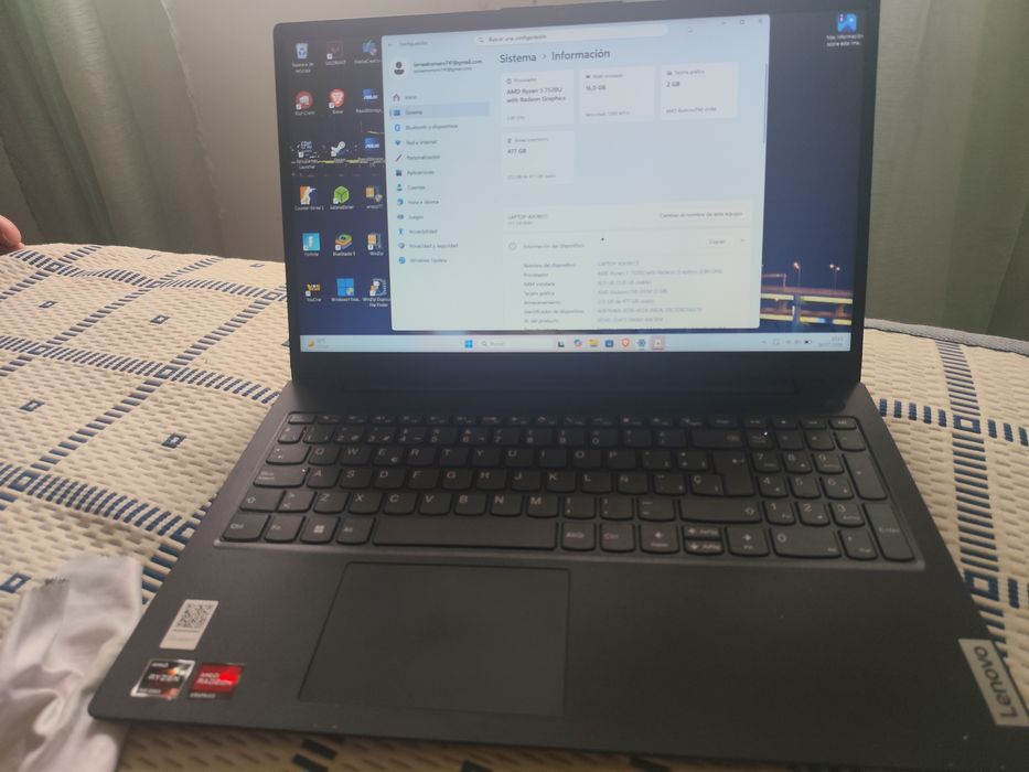 Lenovo V15 G4 AMN AMD Ryzen 5 7520U 16GB/512GB