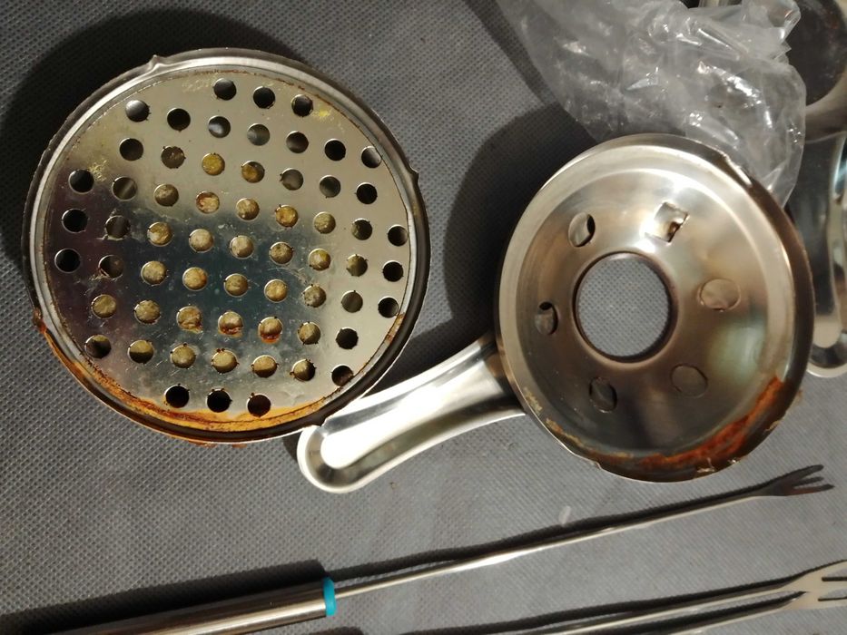 Zestaw do fondue z żeliwa Master Class czarny