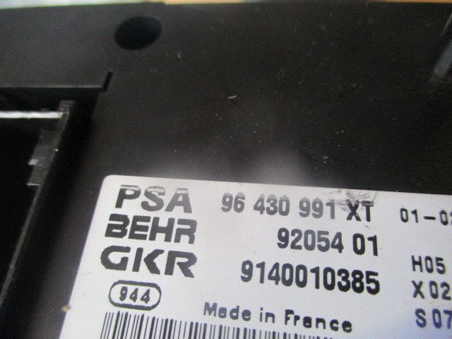 Comando chauffage / sofagem PEUGEOT 307 Break (3E)