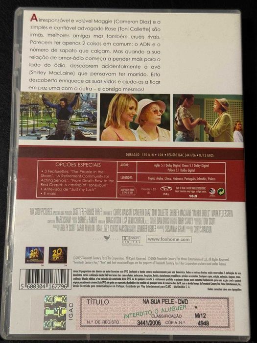 DVD do filme Na sua pele