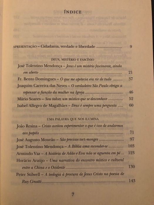 Deus em Fundo/ Tolentino de Mendonça