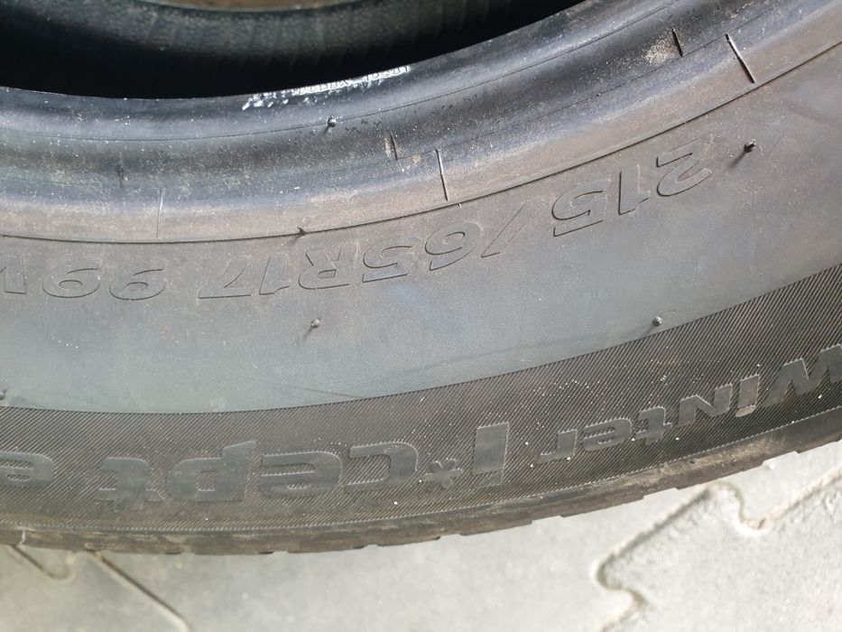 Opony zima 215/65/17 Hankook super stan Rok produkcji  2021