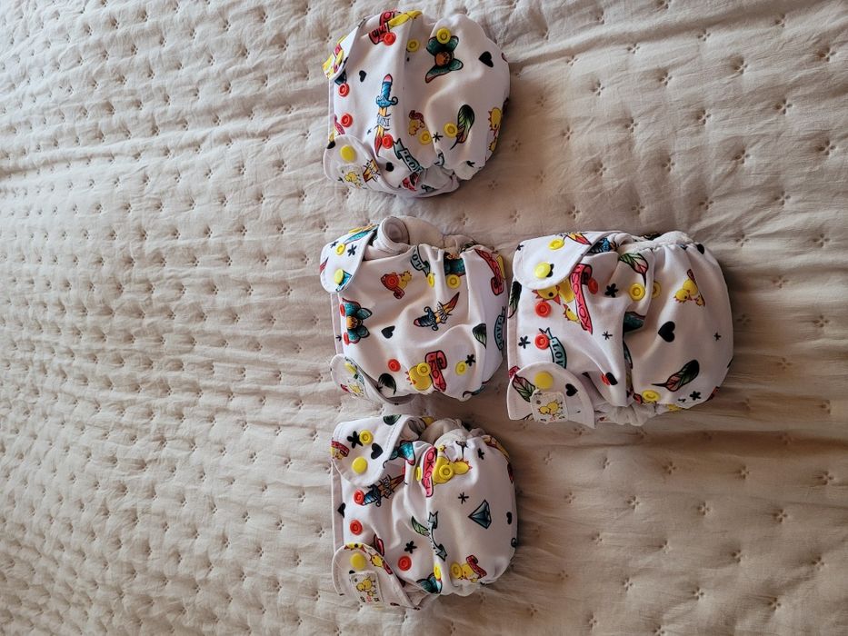 Pieluchy pieluszki wielorazowe Kokosi Aio Os czaszki