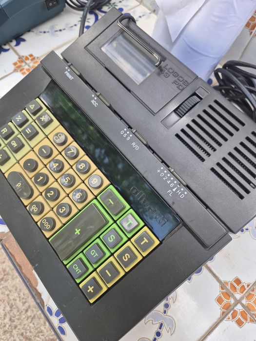 Maquina calcular secretária profissional Olivetti Logos 43PD