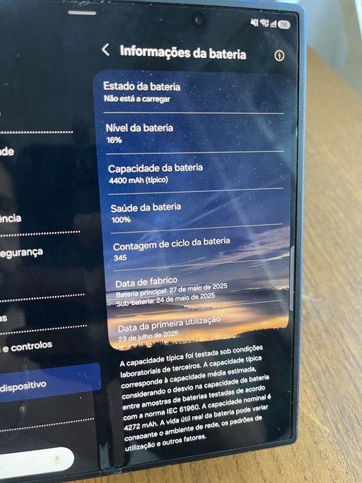 Samsung Fold 7 Azul 512GB / 12GB RAM – Como Novo (Bateria 100%) GARANTIA