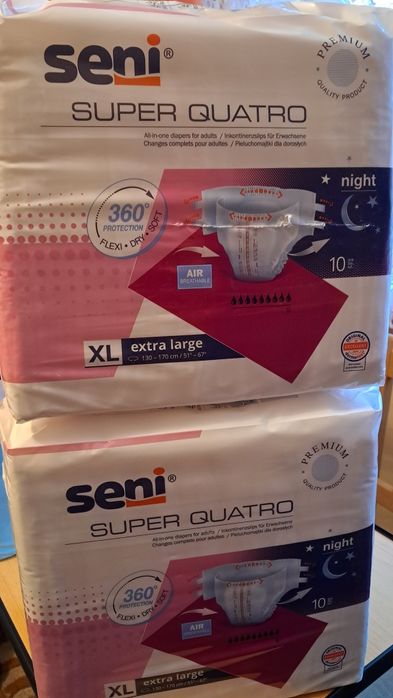 Pampersy XL, SENI
