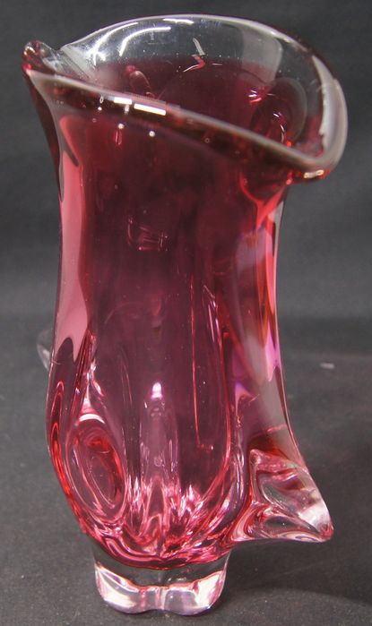 Wazon różowy 26,5cm Josef Hospodka 1960