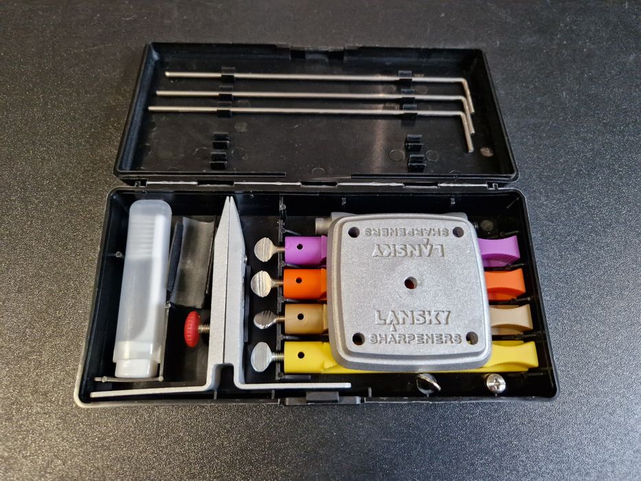 Ostrzałka Lansky Standard Diamond + Kamień UltraFine + Stojak montażow