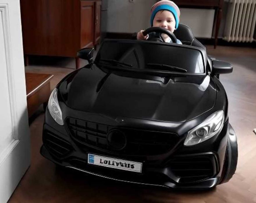 Дитячий електромобіль з пультом керування та м'яким сидінням бу