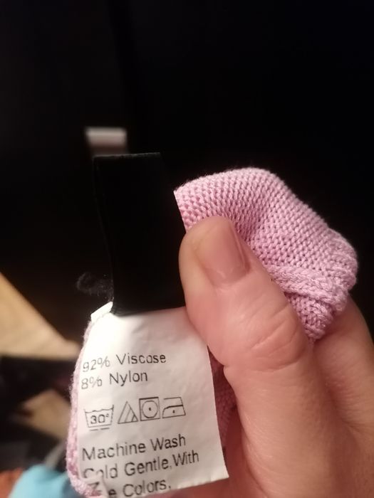 Dłuższy sweterek liliowy Shein roz M