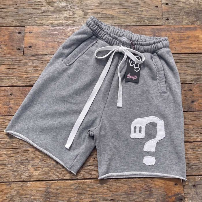 Rummy Brand Shorts/ Шорти спортивні з принтом знак вопроса Y2K/ GP/ GG