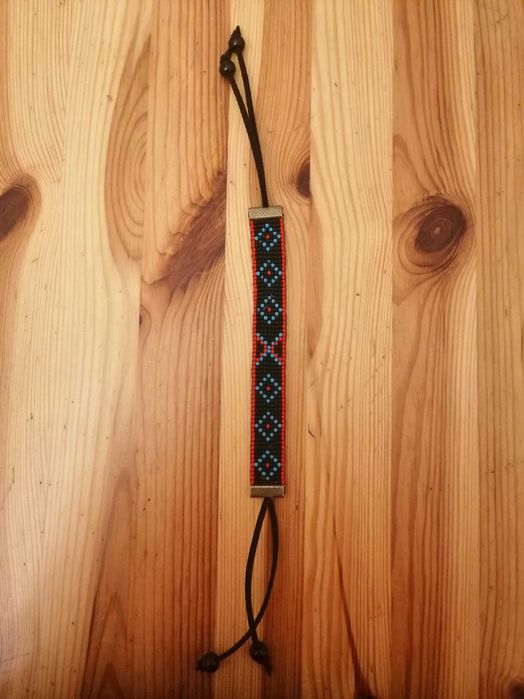 Bransoletka z koralików ręcznie robiona handmade.