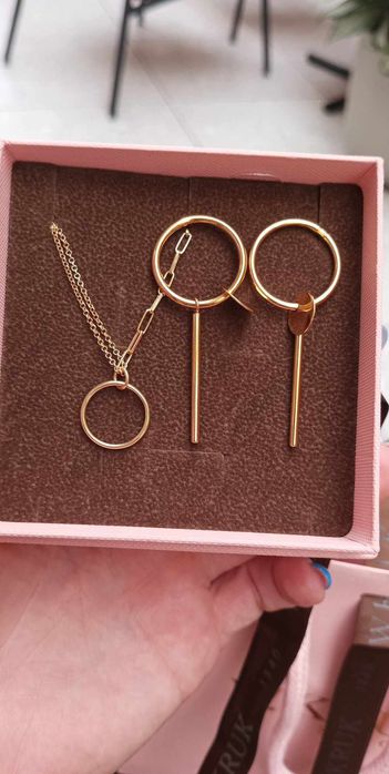 Kolczyki + naszyjnik KRUK