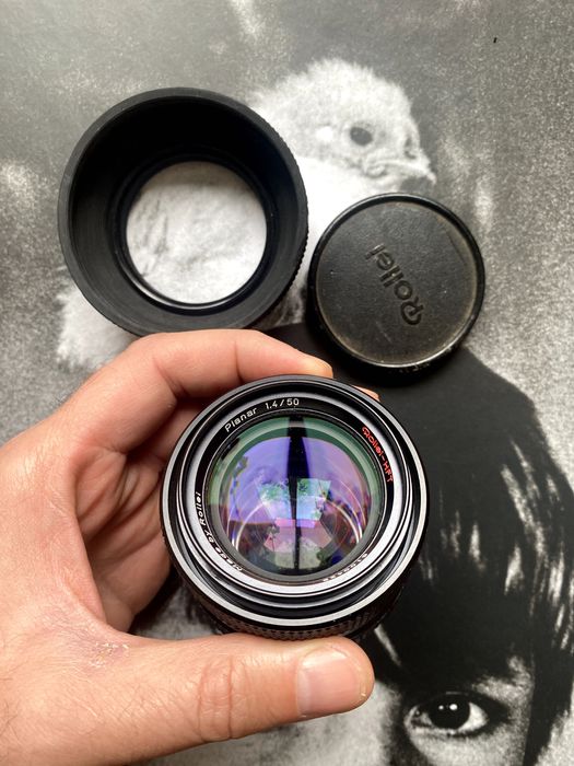 Carl Zeiss Planar 1.4 50mm HFT Rolleiflex SL made in Germany QBM