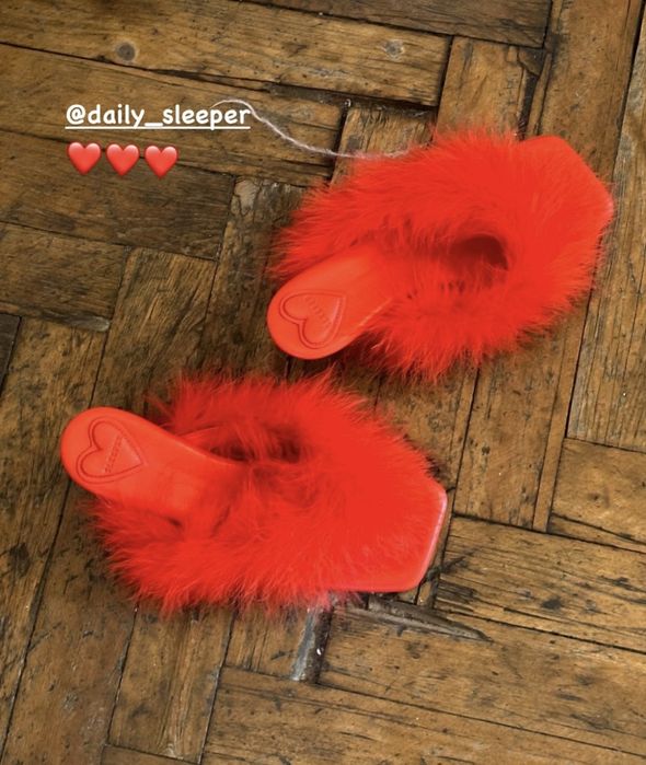 Червноні мюлі Sleeper