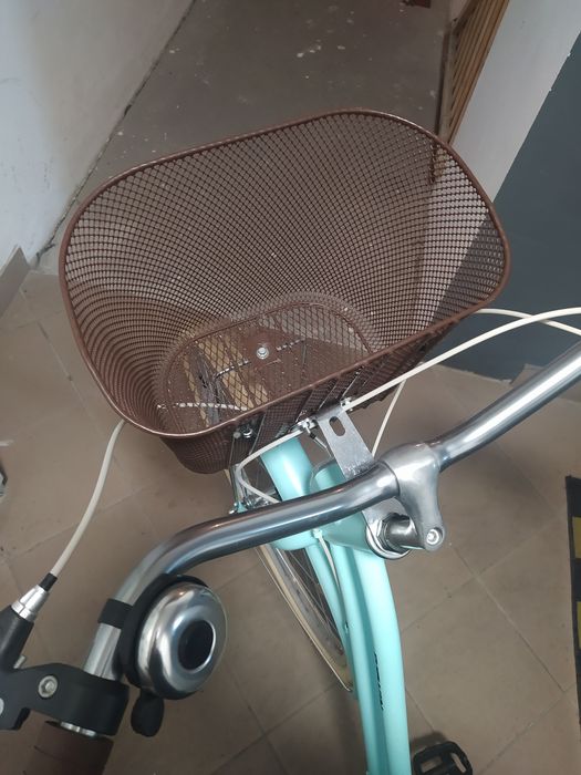 Rower miejski niska rama S/M miętowy