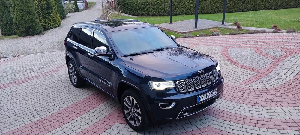 Jeep Grand Cherokee WK2 3.6 V6 4x4, wersja OVERLAND, Pneumatyka, Stan bdb