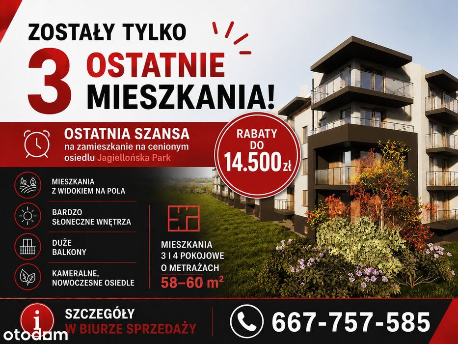 Ostatnie 3 Mieszkania - Jagiellońska Park II