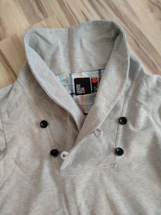 Bluza meska z kołnierzem S