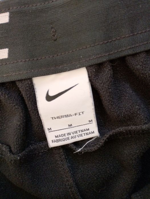 Czarne męskie spodnie ocieplane Nike M joggersy dresy