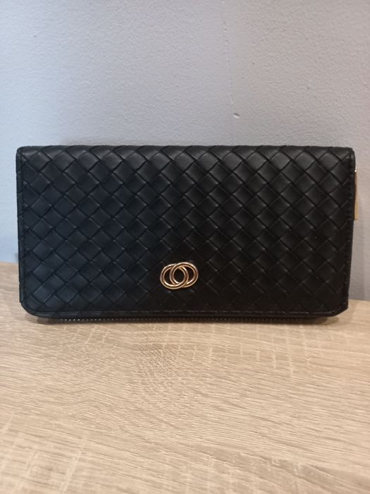 Portfel czarny duży