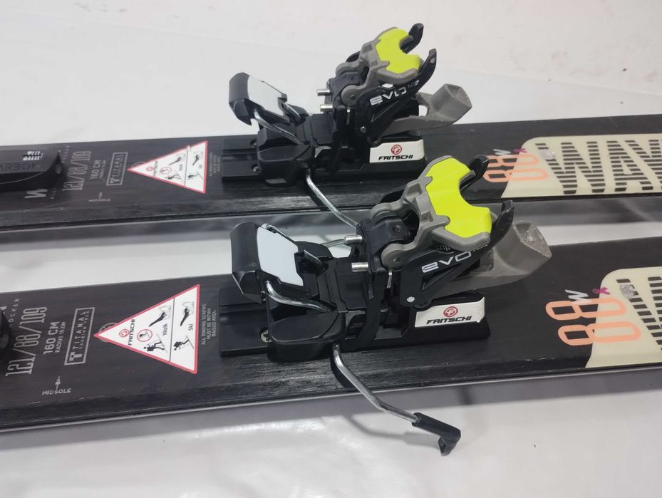 narty skiturowe K2 Wayback  88 W 160 + wiązania pinowe+ foki bdb