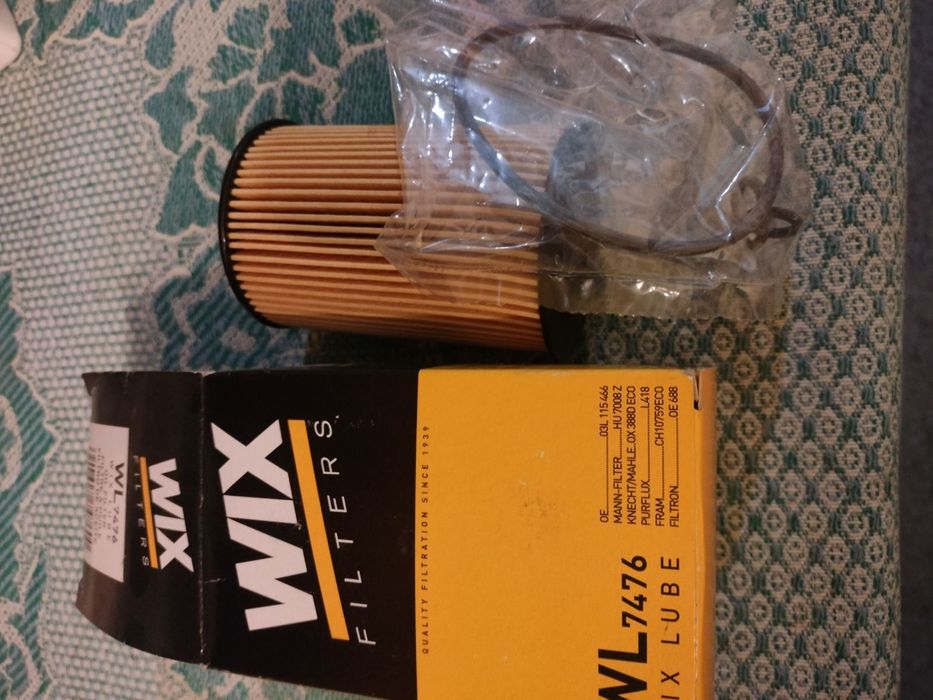 Фільтр caddy 2011 топлевний wix, mahle + повітряний