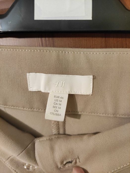 Жіночі широкі брюки H&M прямі з високою посадкою  р.52/UK16