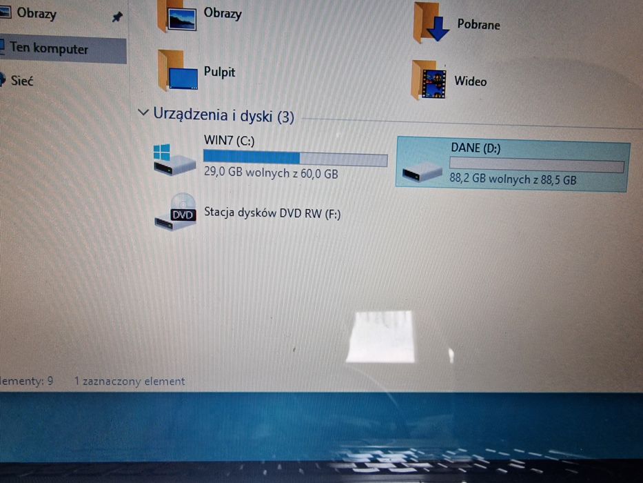 Laptop HP DV5-1100. Win 10. Ładowarka. Torba.