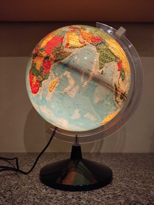 Globus podświetlany z lupą Tecnodidattica