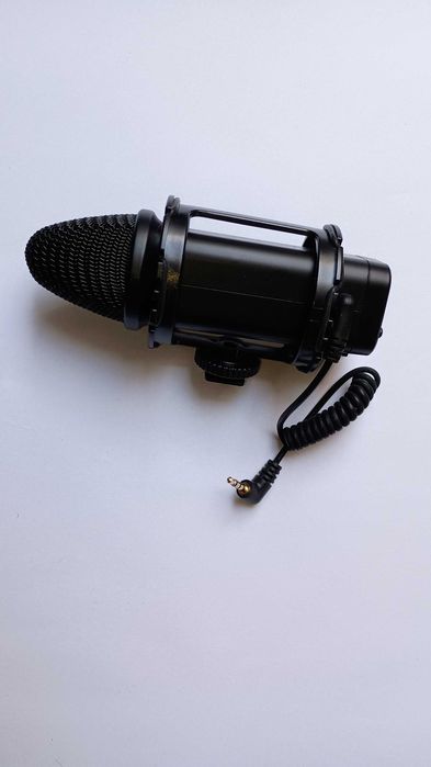 BOYA Mikrofon pojemnościowy BY-V02 stereo do DSLR