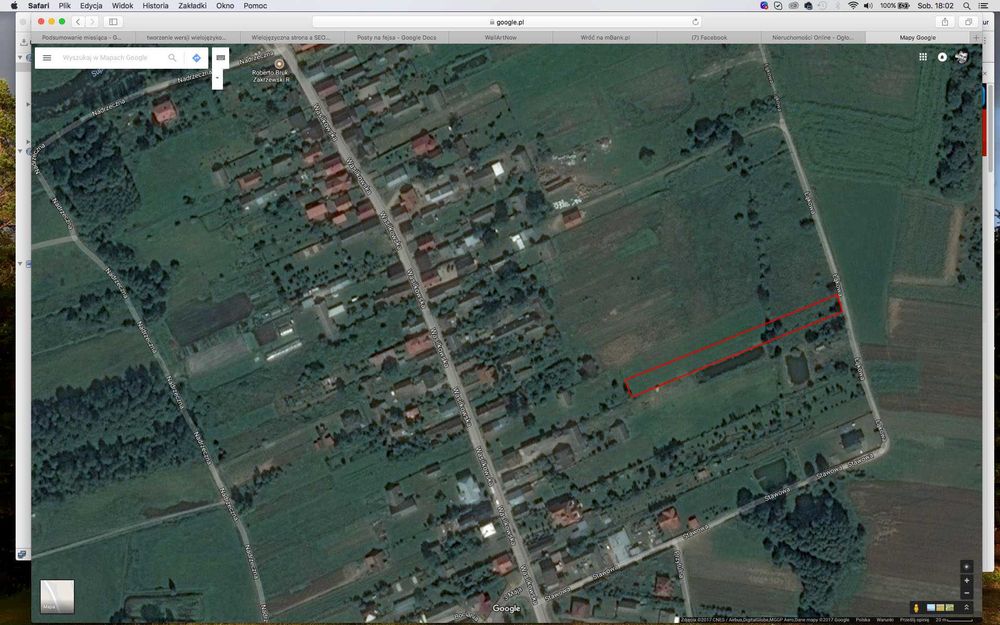 Działka budowlana z WZ,  Nowodworce 2821 m.kw. 10 min. od centrum