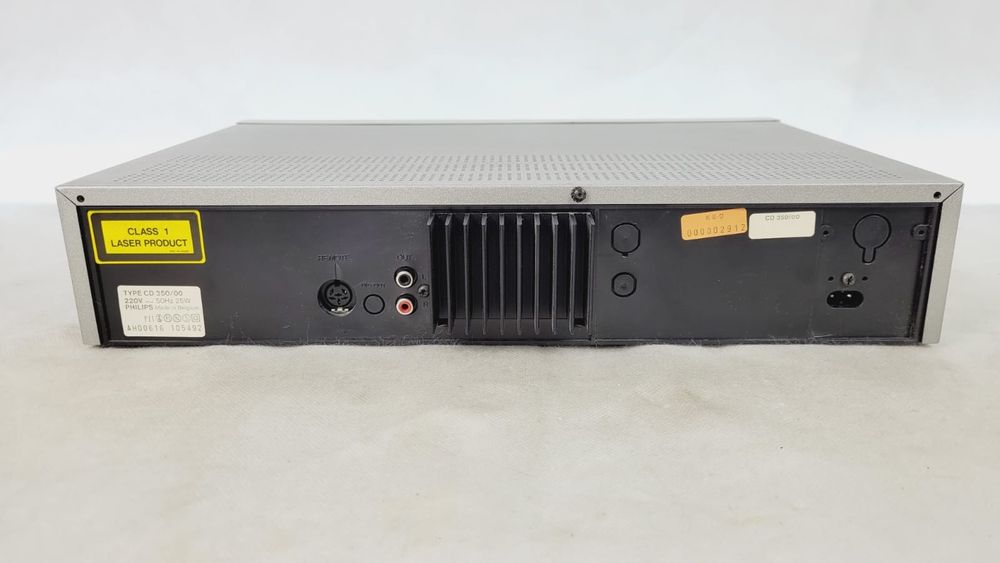 Klasyk Audiofilski Philips CD 350 srebrny 1985r cdm 2