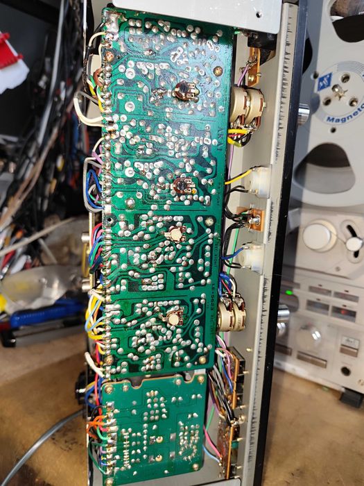 części magnetofonu Akai 4000DS mkII i podobnych modeli