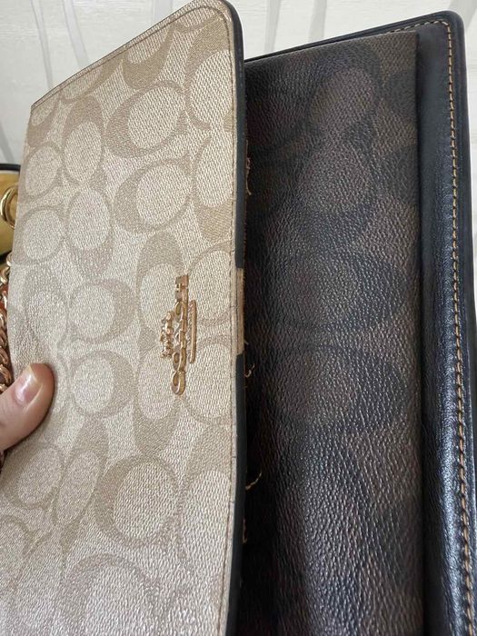 Женская сумочка Klare Crossbody Bag In Blocked Signature Canvas