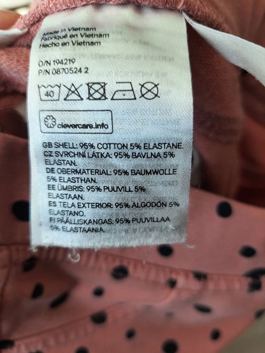 Leginsy dla dziewczynki r 122