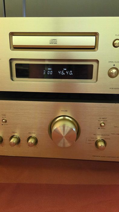 Zestaw stereo  Hi-end XLR Denon PMA-S10 + Denon DCD-S10 + piloty