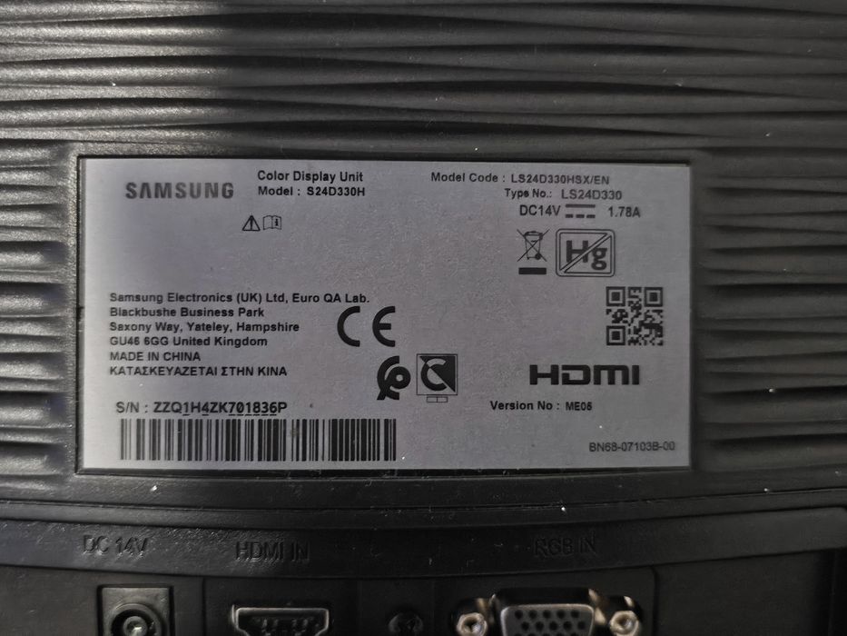 Monitor samsung 24cale